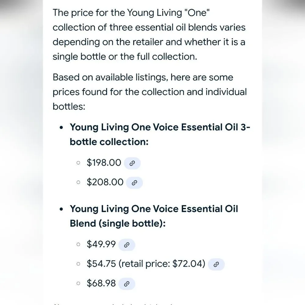 Young Living ONE collection Limited‎ Edition..ONE HEART ONE VOICE ONE PURPOSE